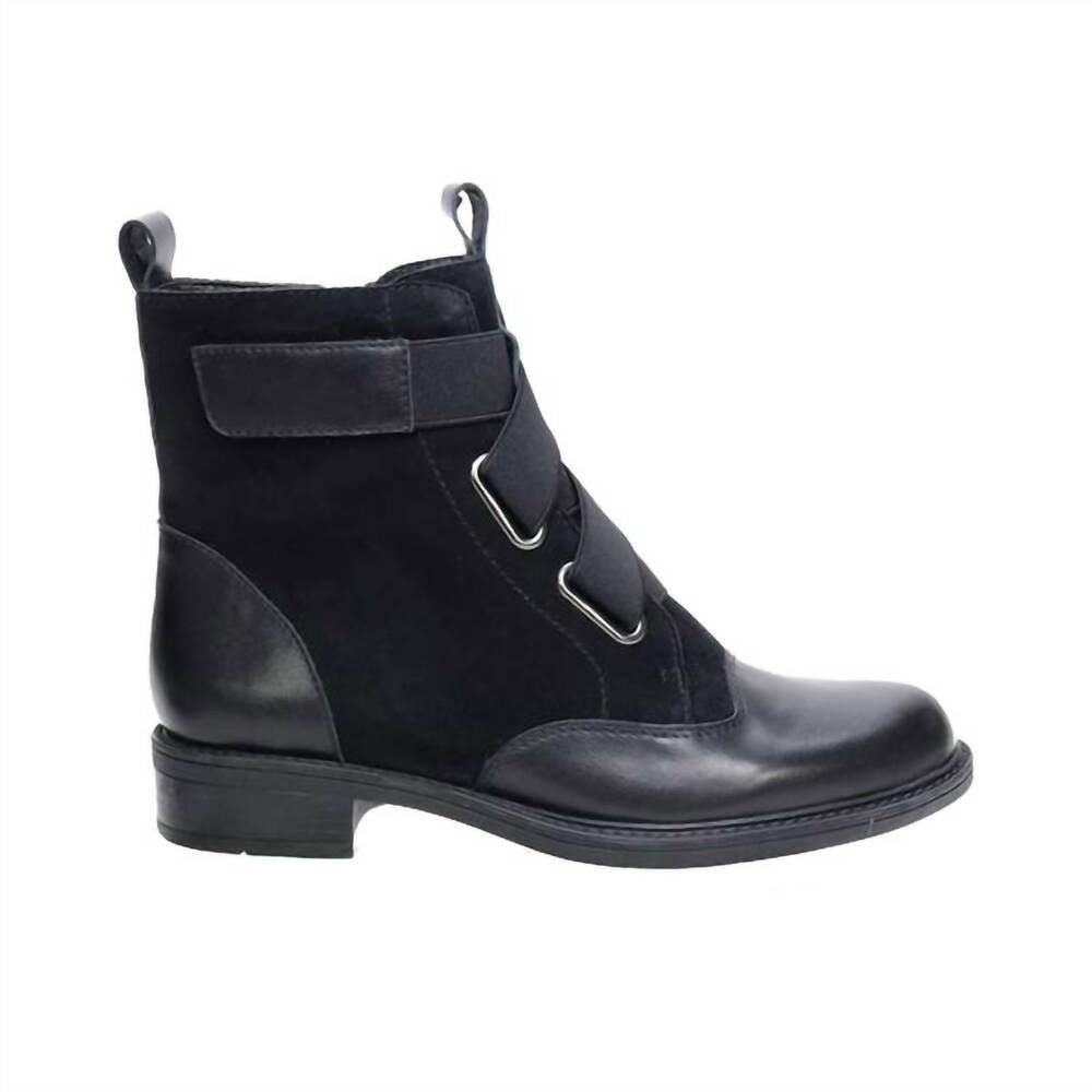 NEW DAVID TATE women's club suede boot in black